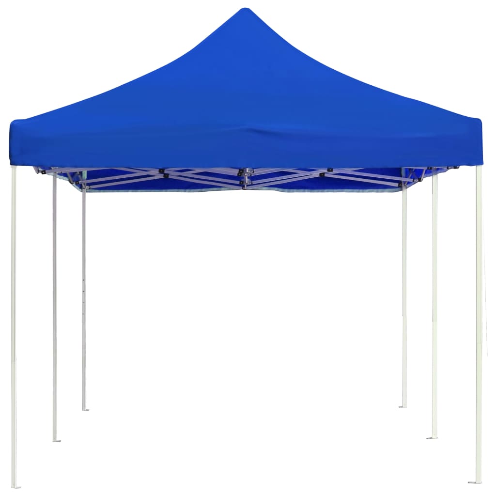 Profi-Partyzelt Faltbar Aluminium 6x3 m Blau