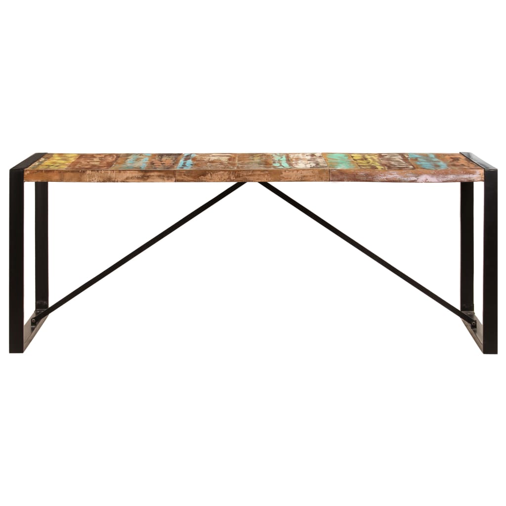 Esstisch 200x100x75 cm Altholz Massiv