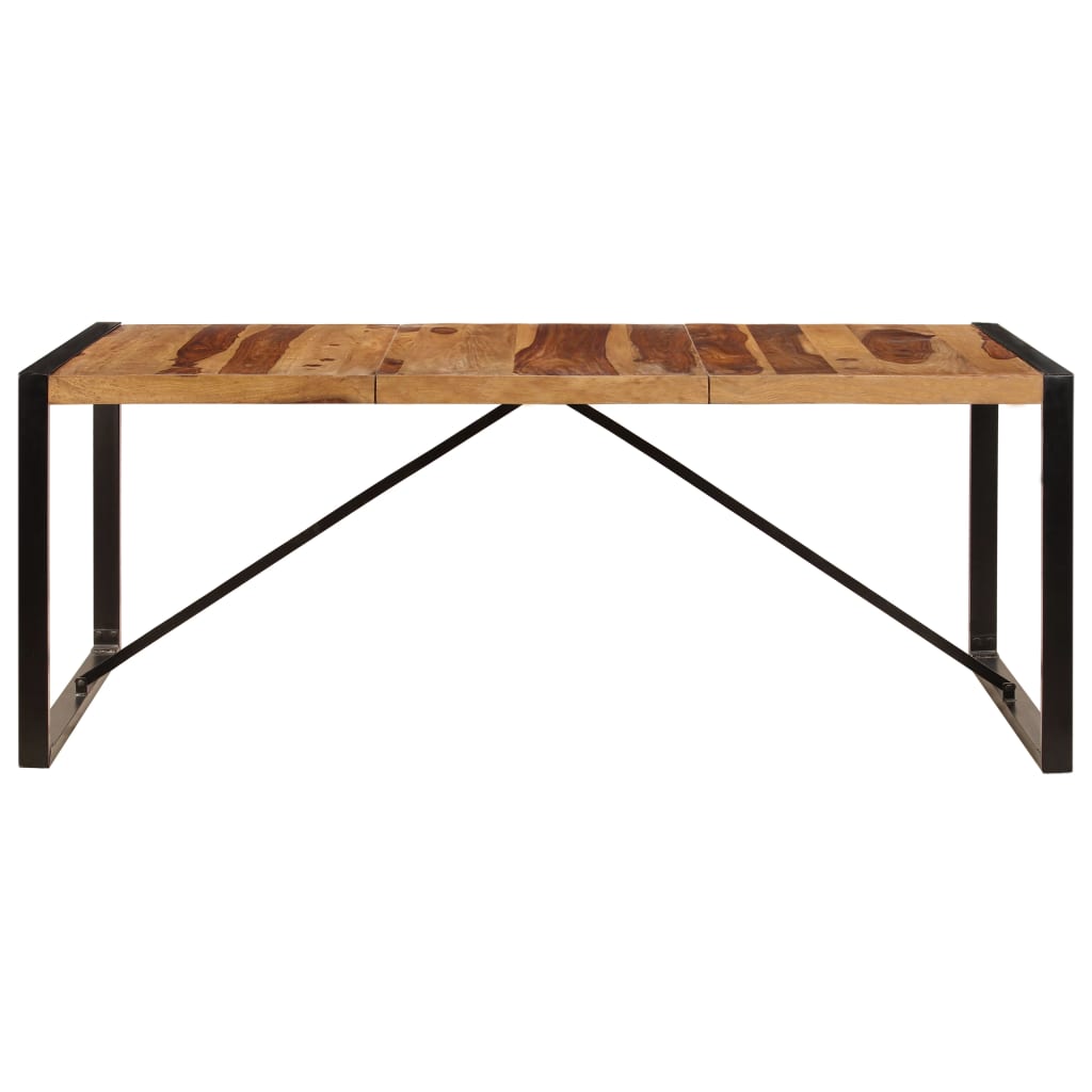 Esstisch 200 x 100 x 75 cm Massivholz Akazie