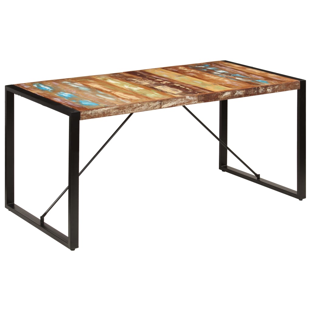 Esstisch 160x80x75 cm Altholz Massiv