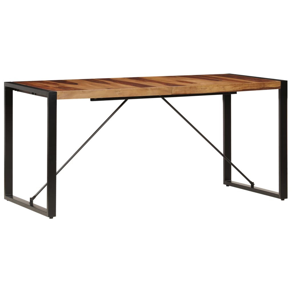 Esstisch 160x80x75 cm Massivholz Akazie