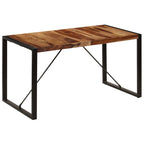 Esstisch 140 x 70 x 75 cm Massivholz Akazie