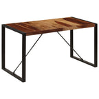 Esstisch 140 x 70 x 75 cm Massivholz Akazie