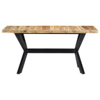Esstisch 140x70x75 cm Raues Mangoholz