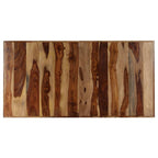 Esstisch 140x70x75 cm Massivholz Akazie