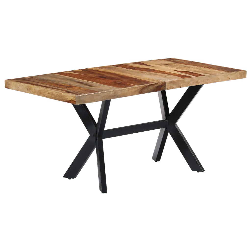 Esstisch 140x70x75 cm Massivholz Akazie