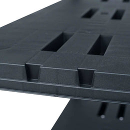 Lagerregal Schwarz 220 kg 90 x 40 x 138 cm Kunststoff