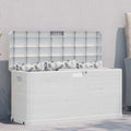 Garten-Aufbewahrungsbox 280 L Hellgrau