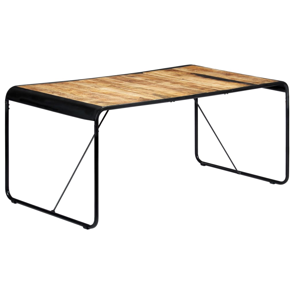 Esstisch 180x90x76 cm Raues Mangoholz