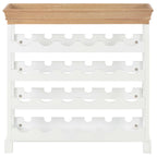 Weinschrank Weiß 70 x 22,5 x 70,5 cm MDF