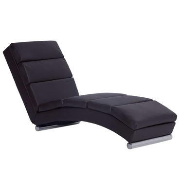 Chaiselongue Braun Kunstleder