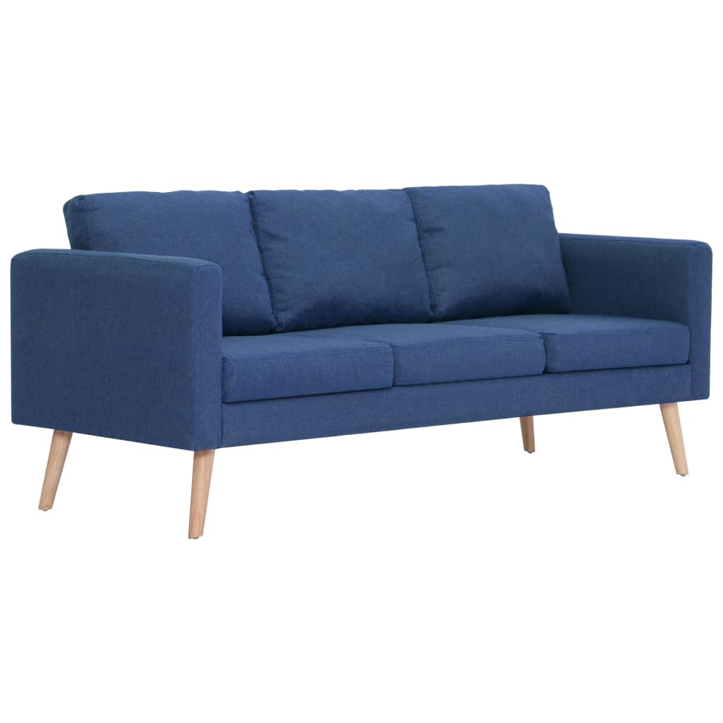 3-Sitzer-Sofa Stoff Blau