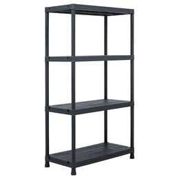 Lagerregale 5 Stk. Schwarz 60 x 30 x 138 cm Kunststoff