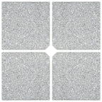 Schirm-Gewichtsplatten 4 Stk. Quadratisch Grau Granit 100 kg