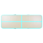 Aufblasbares Gymnastik-Kissen mit Pumpe 500x100x10 cm PVC Grün