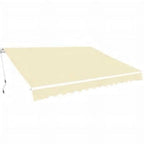 Gelenkarmmarkise 600 cm Cremeweiß