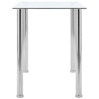 Esstisch Transparent 120 x 60 x 75 cm Hartglas