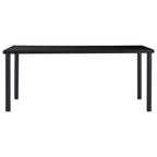 Esstisch Schwarz 180 x 90 x 75 cm Hartglas