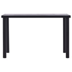 Esstisch Schwarz und Betongrau 120 x 60 x 75 cm MDF