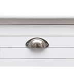 Schreibtisch Weiß 110×45×76 cm Holz