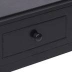 Schreibtisch Schwarz 110×45×76 cm Holz