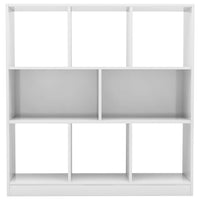 Bücherregal Hochglanz-Weiß 97,5x29,5x100 cm Holzwerkstoff