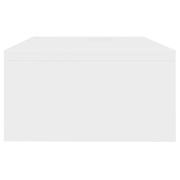 Monitorerhöhung 42 × 24 × 13 cm aus Holzwerkstoff - Weiß