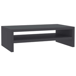 Monitorerhöhung 42 × 24 × 13 cm aus Holzwerkstoff - Grau