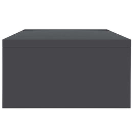 Monitorerhöhung 42 × 24 × 13 cm aus Holzwerkstoff - Grau