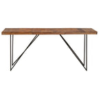 Esstisch 180 x 90 x 76 cm Massivholz Akazie