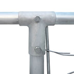 Outdoor-Hundezwinger Verzinkter Stahl 4 x 4 x 1 m