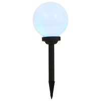 Außen-Solarlampen 6 Stk. LED Kugel 20 cm RGB