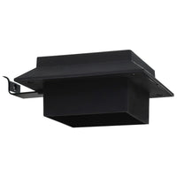 Solar-Außenleuchten 12 Stk. LED Rechteckig 12 cm Schwarz