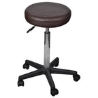 Bürohocker 2 Stk. Braun 35,5x84 cm Kunstleder