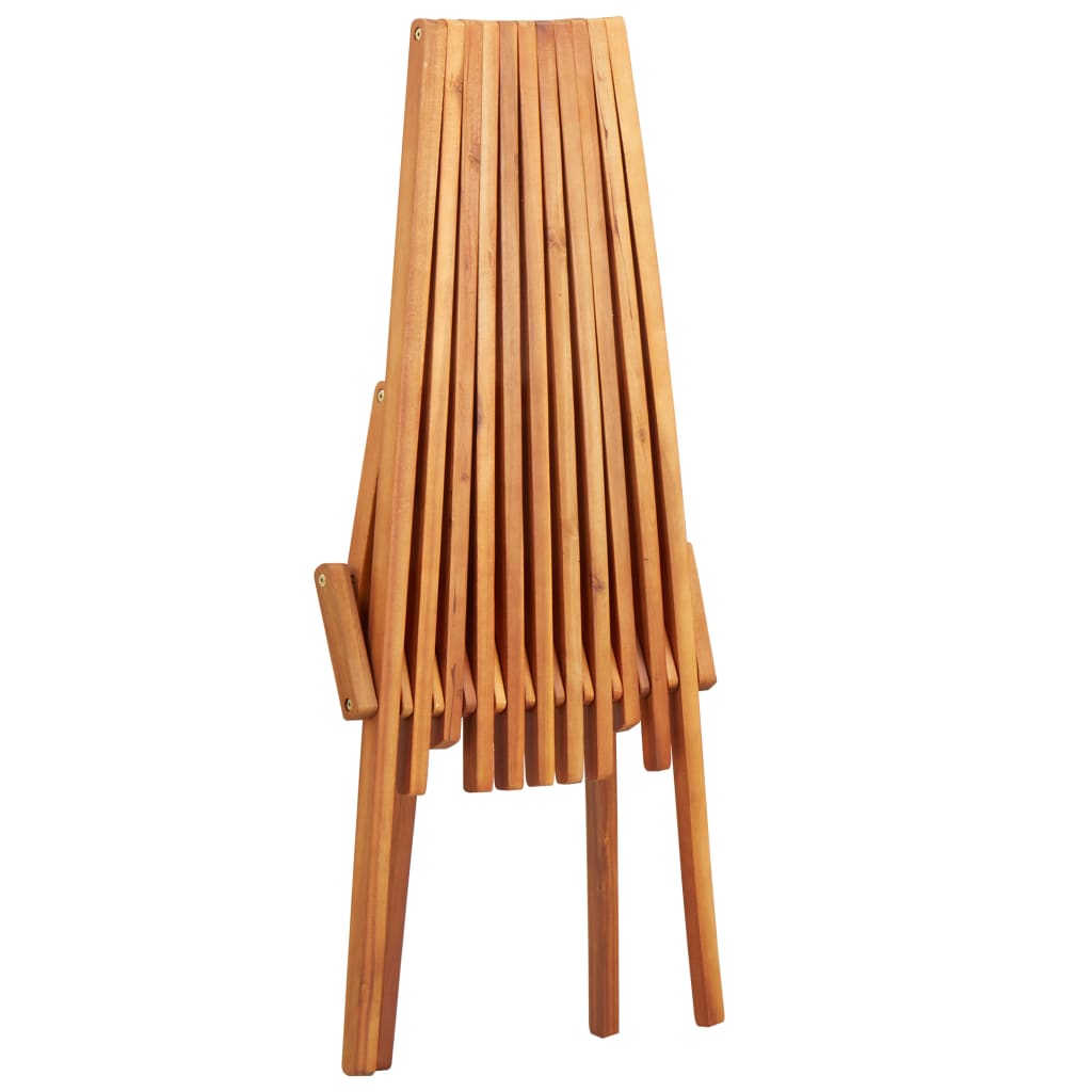 Garten-Liegestuhl Klappbar Massivholz Akazie