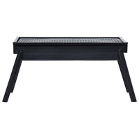 Tragbarer Camping-Grill Stahl 60×22,5×33 cm