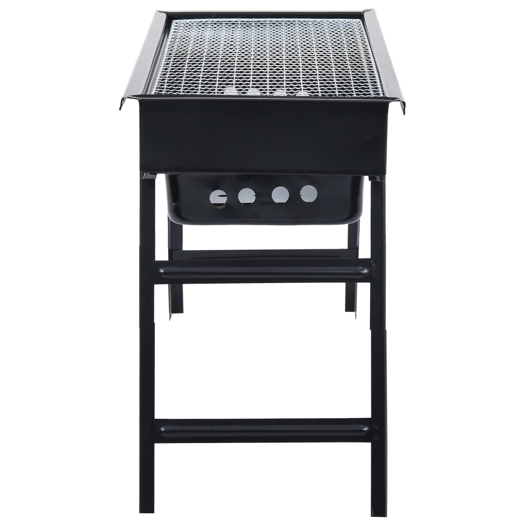 Tragbarer Camping-Grill Stahl 60×22,5×33 cm