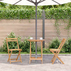 Gartentisch Klappbar 60x75 cm Massivholz Akazie
