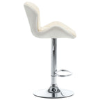 Barhocker 2 Stk. Creme Kunstleder