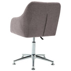 Esszimmerstühle Drehbar 4 Stk. Taupe Stoff