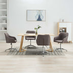 Esszimmerstühle Drehbar 4 Stk. Taupe Stoff