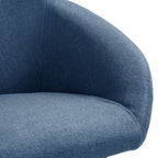 Esszimmerstühle 4 Stk. Blau Stoff