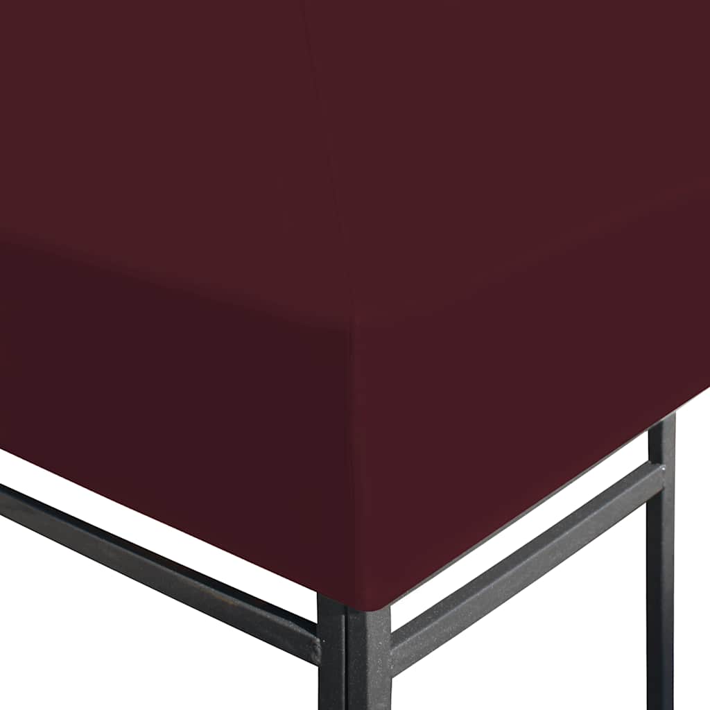 Pavillondach 310 g / m² 3x3 m Weinrot