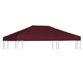 Pavillondach 310 g / m² 3x4 m Weinrot