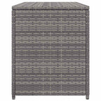 Garten-Auflagenbox Grau 120x50x60 cm Poly Rattan