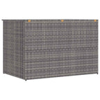 Garden-Auflagenbox Grau 150x100x100 cm Poly Rattan