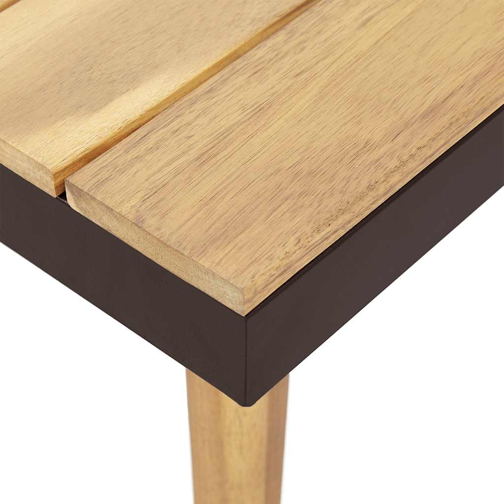 7-tlg. Garten-Lounge-Set mit Kissen Massivholz Akazie Braun