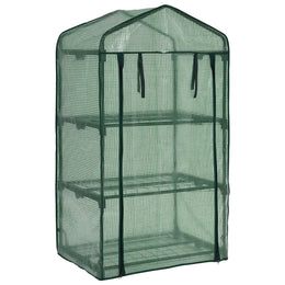 vidaXL 3-stufiges Mini-Gewächshaus 69 x 49 x 125 cm