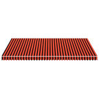 Markisenbespannung Canvas Orange & Braun 5x3 m