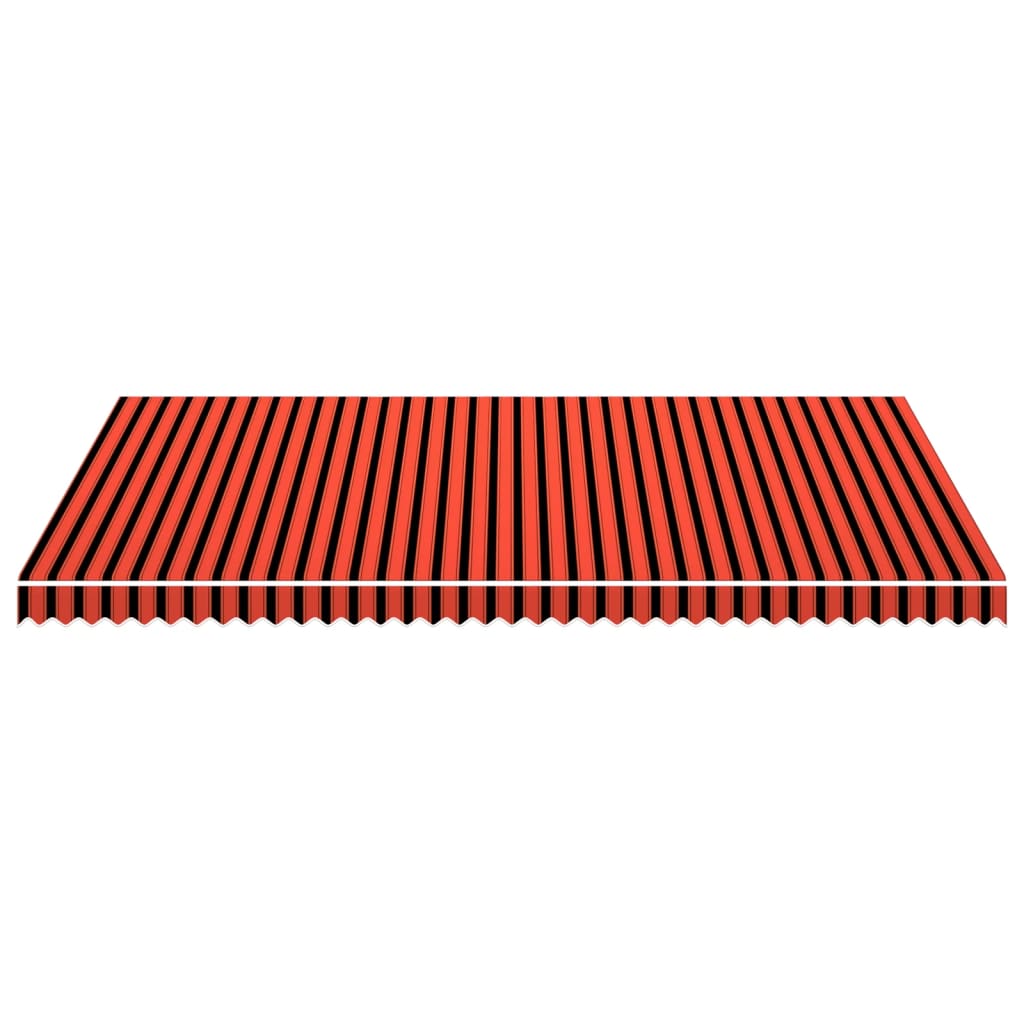 Markisenbespannung Canvas Orange & Braun 5x3 m